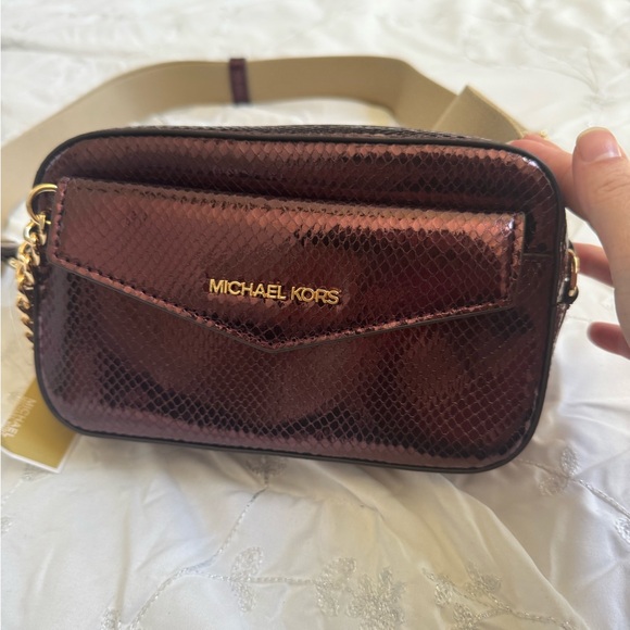 Michael Kors Metallic Crossbody Bag - Picture 2 of 6